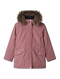 NAME IT Mädchen NKFSNOW10 SKI Jacket SOLID FO NOOS Schneejacke, Grape Shake, 140