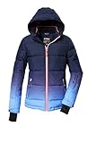 killtec Mädchen Skijacke/Ski-Steppjacke mit Kapuze und Schneefang KSW 330 GRLS SKI QLTD JCKT, lavendel, 140, 42469-000