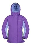 Mountain Warehouse Honey Skijacke für Kinder - Schneedicht, Kinderjacke mit Fleecefutter, Schneerock, Winterjacke- Hält Kinder warm Veilchen-Lila Kinder 116 DE (5-6 Jahre)