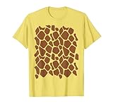 Giraffenkostüm lustig niedlich Tier Halloween T-Shirt