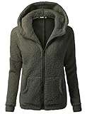 Winterjacke Mädchen Zip Jacke Mit Kapuze Winter Langarm Pullover Wintermantel Outdoorjacke Frauen Fleecejacke Wasserdicht Fleecejacke Mit Kapuze Kapuzenjacke Winterjacke